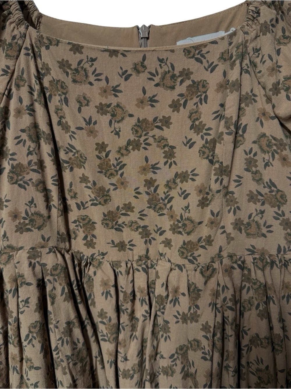 NWOT Ivy City & Co Coco Brown Floral Dress XL - Picture 6 of 8